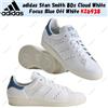 adidas Stan Smith 80s Cloud White Focus Blue Off White KZ6938 taglia uomo
