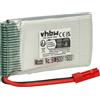 vhbw Batteria per Walkera Dragonfly HM 5G4 JST 1100mAh 3,7V