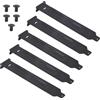 No 5 Pezzi di Coperture per Slot PCI In Metallo Nero per Slot PCI O1K48241