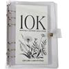 SODIAL Risparmiare Soldi Binder Risparmiare Soldi Binder Sfida Risparmio 10K D3G34084