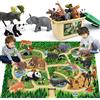Does not apply Animali Giocattolo per Bambini Con 145X98Cm Grande Tappeto Da Gioco,12 Pezzi Gio