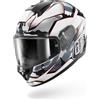 Shark, Casco Moto Integrale RIDILL 2 MATRIX x TROY LEE DESIGN CAMO White Silver Red, M