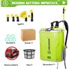 ONEGREEN 20L POMPA IRRORATRICE SPALLA ZAINO BATTERIA NEBULIZZATORE SPRUZZATORE BATTERIA