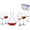 Bohemia Set 7 Pezzi Degustazione Sandra Bohemia calici e decanter Trasparente