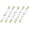 OSRAM 5 lampadine alogene a bastoncino Haloline Pro 64690, 80 Watt, 230 Volt, R7S - OS