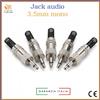 Jack audio 3.5 a saldare spinotti connettore connettori mono maschio di metallo