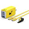 Ancoraggio Pokemon Anker Pichu Pikachu Raichu USB C PD A Caricatore Rapido 65W dal Giapp...