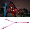 LED Flash cavallo pettorale collare a forma di Y sicurezza notturna equitazione