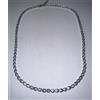 Carlo Raspagni COLLANA TIPO TENNIS IN ORO BIANCO 18kt. CON DIAMANTI NATURALI E GARANZIA