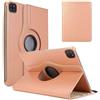 Generic Cover In Pelle Sintetica Rotante 360 Per Apple iPad Pro 12,9" 2021 5a Gen