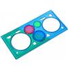 Spirografo Educativo Set Disegno Spirali Multiforme per Scuola, Bambini