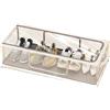Scarpiera Sottoletto PVC Pieghevole Trasparente Impermeabile Antipolvere 40x30x1
