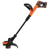 BLACK + DECKER Decespugliatore 18V Li-Ion 2.0Ah Larghezza 28cm B/DBCST918D1