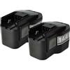 vhbw 2x Batteria per Milwaukee LokTor P 14.4 TXC PDD 14.4 X S 14.4 TX P 14.4 TX 14,4V
