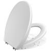 CECIPA WC Ovale, Coperchio Water Bianco, Copriwater a Chiusura Rallentata, Copri