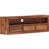 vidaXL Mobile Porta TV 120x30x40 cm in Legno Massello di Sheesham