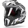 LS2, casco cross moto Explorer Alter mat black white, XXL