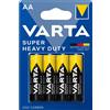VARTA 4x VARTA Superlife Batterie AA LR6 Zinco-Carbone 1.5V