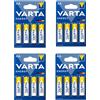 VARTA 16x VARTA Energy Batterie Alkaline AA LR6 1.5V Per Dispositivi Quotidiani
