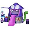SPIDEY AND HIS AMAZING FRIENDS Hasbro Marvel, Spidey e i Suoi Fantastici Amici, playset Fabbrica di Symbie con 2 Action Figure, Giocattoli a Tema Supereroi per Bambini e Bambine, dai 3 Anni in su