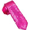 W WIDMANN MILANO Party Fashion - Cravatta con paillettes, accessorio scintillante per costumi da discoteca, feste e Carnevale
