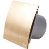 Awenta 100mm Bagno Con Timer Turbo Escudo Oro Tranquillo Ventilatore Scarico Con Coda