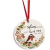ASVP Shop Pettirosso Regalo Commemorazione Ornamento da Appendere, Natale Robin Ornamento
