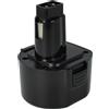 vhbw Batteria per Black & Decker CD231P8 CD9600 CD231K CD231 CD9600K 3Ah 9,6V