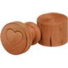 Tagliapasta Stampo per Corzetti Liguri in Legno a forma di Cuore | Diametro di 53mm