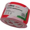 Alevar Nastro Segnaletico Bianco e Rosso mm 70x200 mt, Nastro in PVC per Delimit