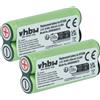 vhbw 2x Batteria per Philips 955RX 925 905 945RX 915RX 935RX 8890XL 905RX 800mAh 2,4V