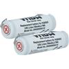 vhbw 2x Batteria per Philips HQ8290 HQ8800 HQ8894 HQ8200 HQ8250 HQ9020 750mAh 3,6V