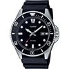 Casio Orologio da Casio Gents Cinturino in resina 46mm 20ATM MDV-107-1A1VEF