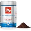 illy, Caffè Macinato per Espresso Tostato DECAFFEINATO, 100% Arabica con Note di