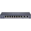 HIKVISION SWITCH 8P LAN 10/100M RJ45 POE+2P GIGABIT RJ45 HIKVISION DS-3E0310P-E/