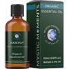 Mystic Moments Olio Essenziale Organico di Cajeput - 100ml - 100% Puro