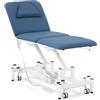 physa Lettino da massaggio elettrico 150 kg blu/bianco