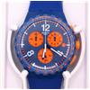 Swatch Orologio Uomo Swatch Primarly Blue SUSN419 Cronografo 42mm Silicone Blu Quarzo