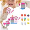Macchina per schiuma di gelato, giocattolo da bagno per bambini, giocattolo