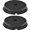 2PCS Cappa Cucina Filtri Carboni Attivi Installazione Fatica