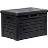 Does not apply Toomax Compact Florida baule da 120L da esterno 73x50,5x46,5h cm, colore antraci