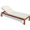PARAMAISON Cuscino Imbottito Lettino Prendisole Cook, Sfoderabile, Antigraffio,