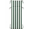 PARAMAISON Cuscino Lettino Prendisole 60x190 cm, Materassino per Lettino Giardin