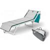 Tex family Materassino Pieghevole per Lettino Mare, Sdraio, Piscina, Double Face