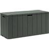 Toomax Baule Multibox Bravo 270L, finitura effetto legno verde foresta in plasti