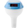 Termometro piscina ad energia solare con trasmissione wireless e luce RGB