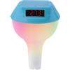 Termometro piscina ad energia solare con trasmissione wireless e luce RGB