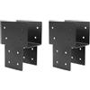 Staffa TieDown Tappo Post per Gazebo 4x4 Pollici Pali Legno Interno 3 5 per 3 5