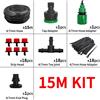 Sistema KIT IRRIGAZIONE A GOCCIA SISTEMA AUTOMATICA NEBULIZZATORE GIARDINO ORTO TUBO