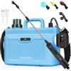 Kevsuvqin Pompa Irroratrice a Batteria 8L, 5V/2400mAh Pompa a Spalla a Batteria,